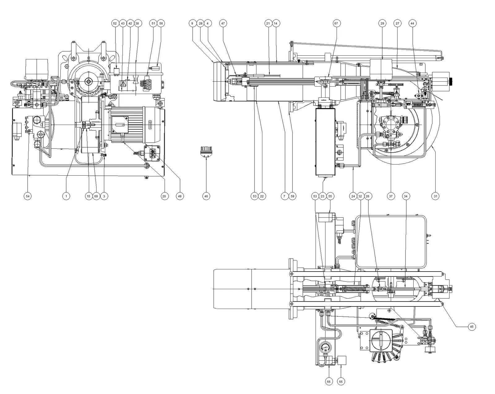 Деталировка F.B.R. FNDP 125/M TL, лист 1