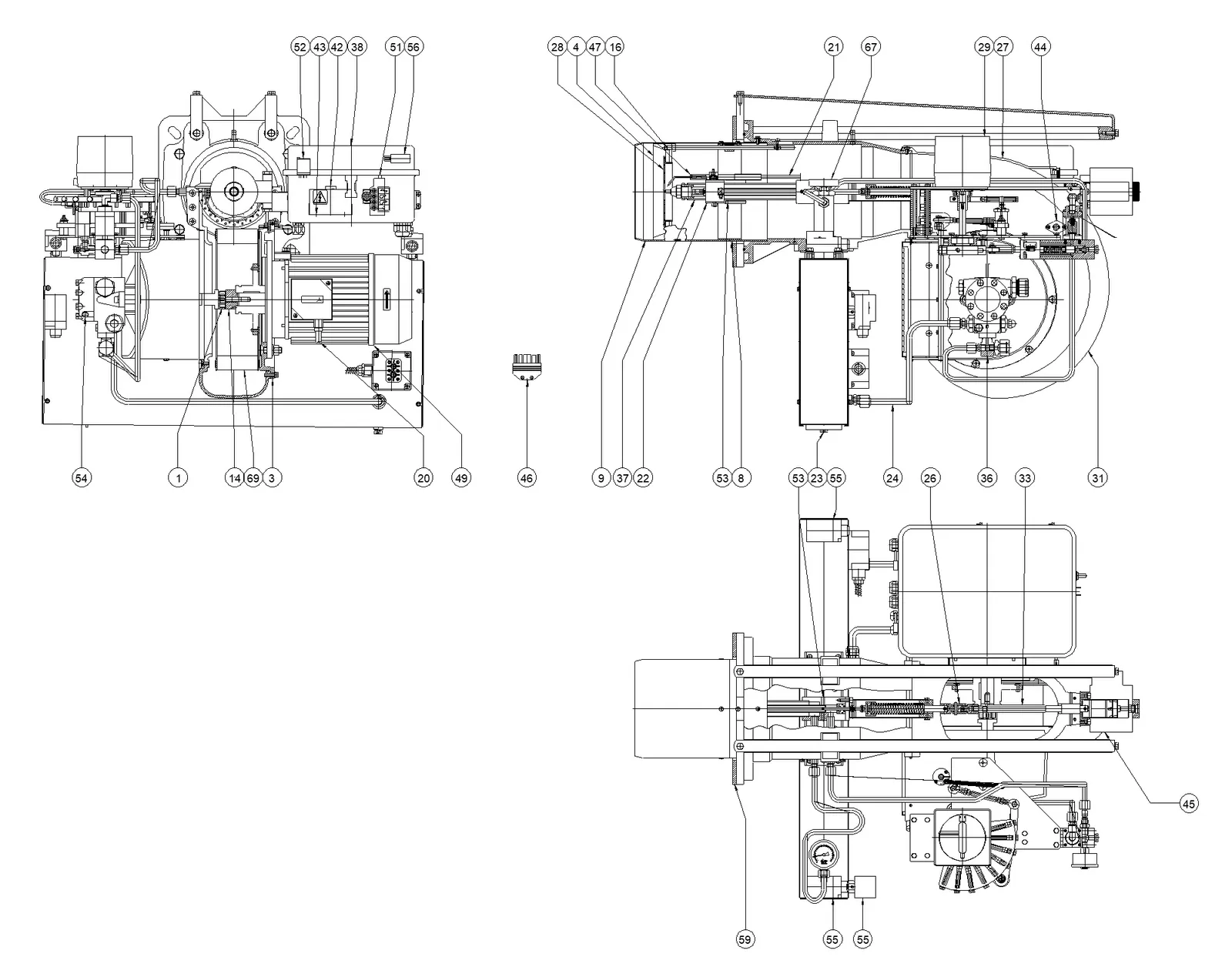 Деталировка F.B.R. FNDP 125/M TC, лист 1