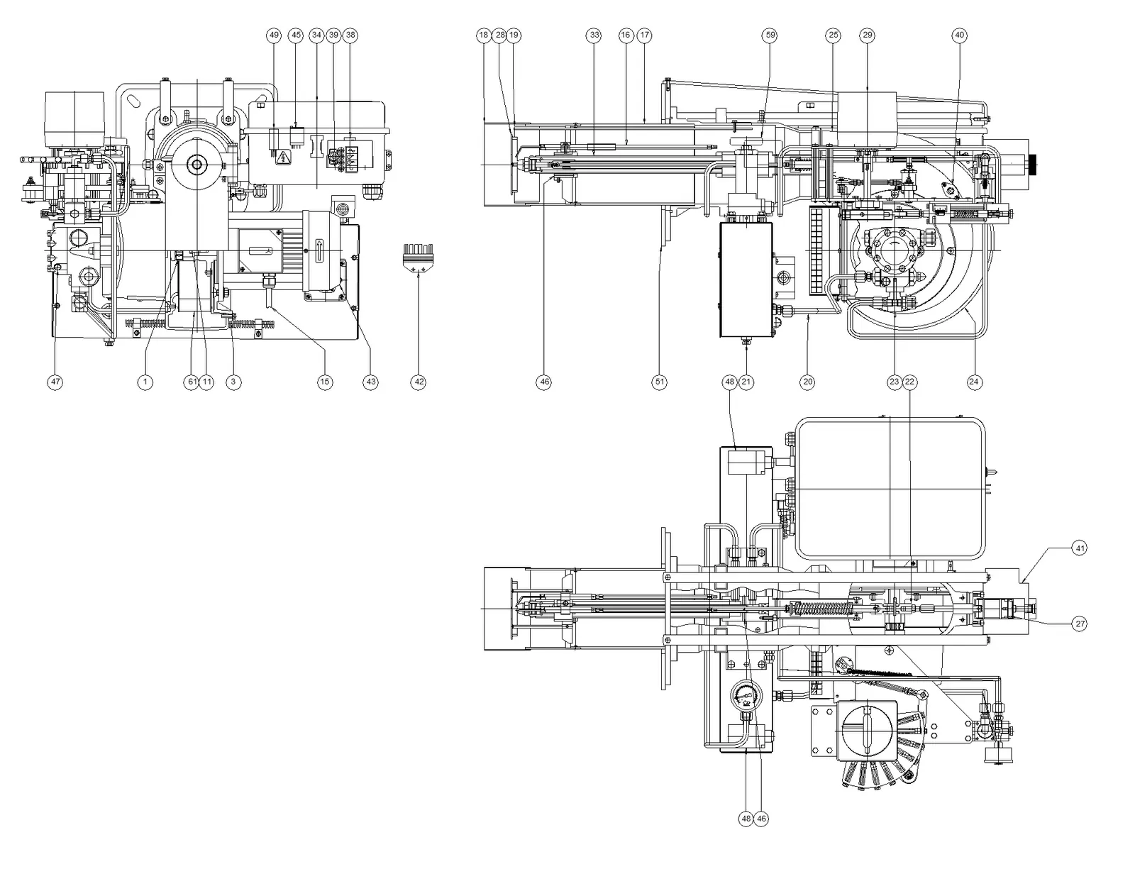 Деталировка F.B.R. FNDP 70/M TL, лист 1