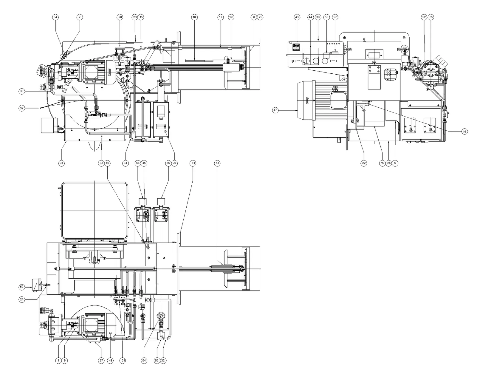 Деталировка F.B.R. FNDP 350/3 TL, лист 1