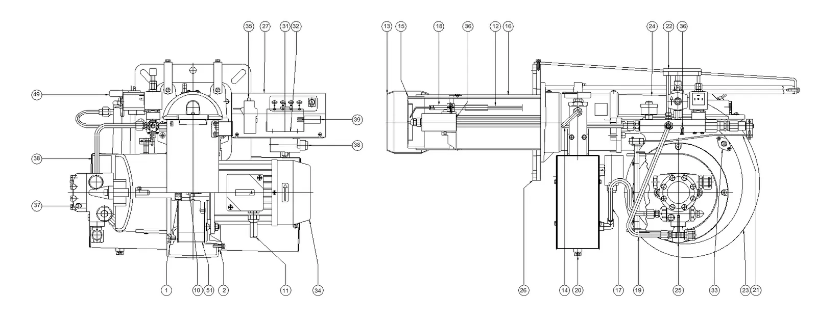 Деталировка F.B.R. FNDP 45/2 TL, лист 1