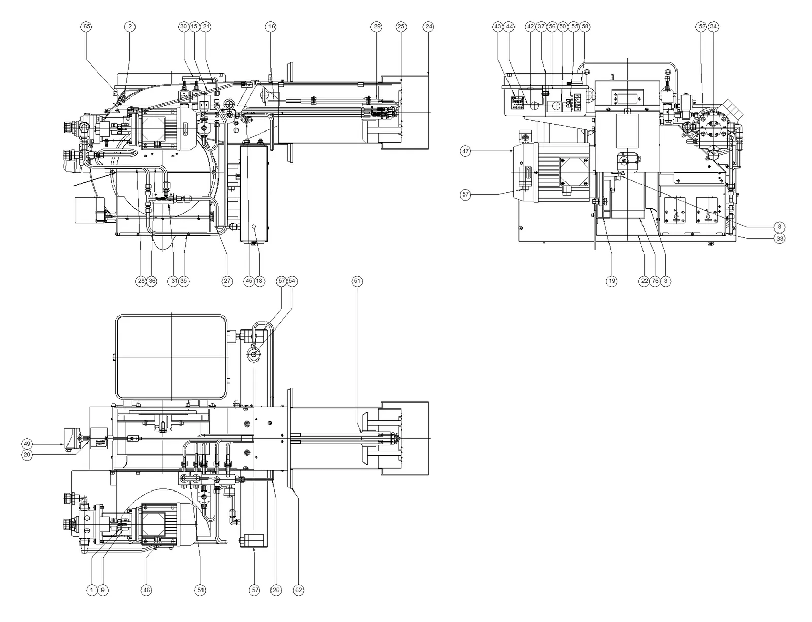 Деталировка F.B.R. FNDP 250/3 TL, лист 1