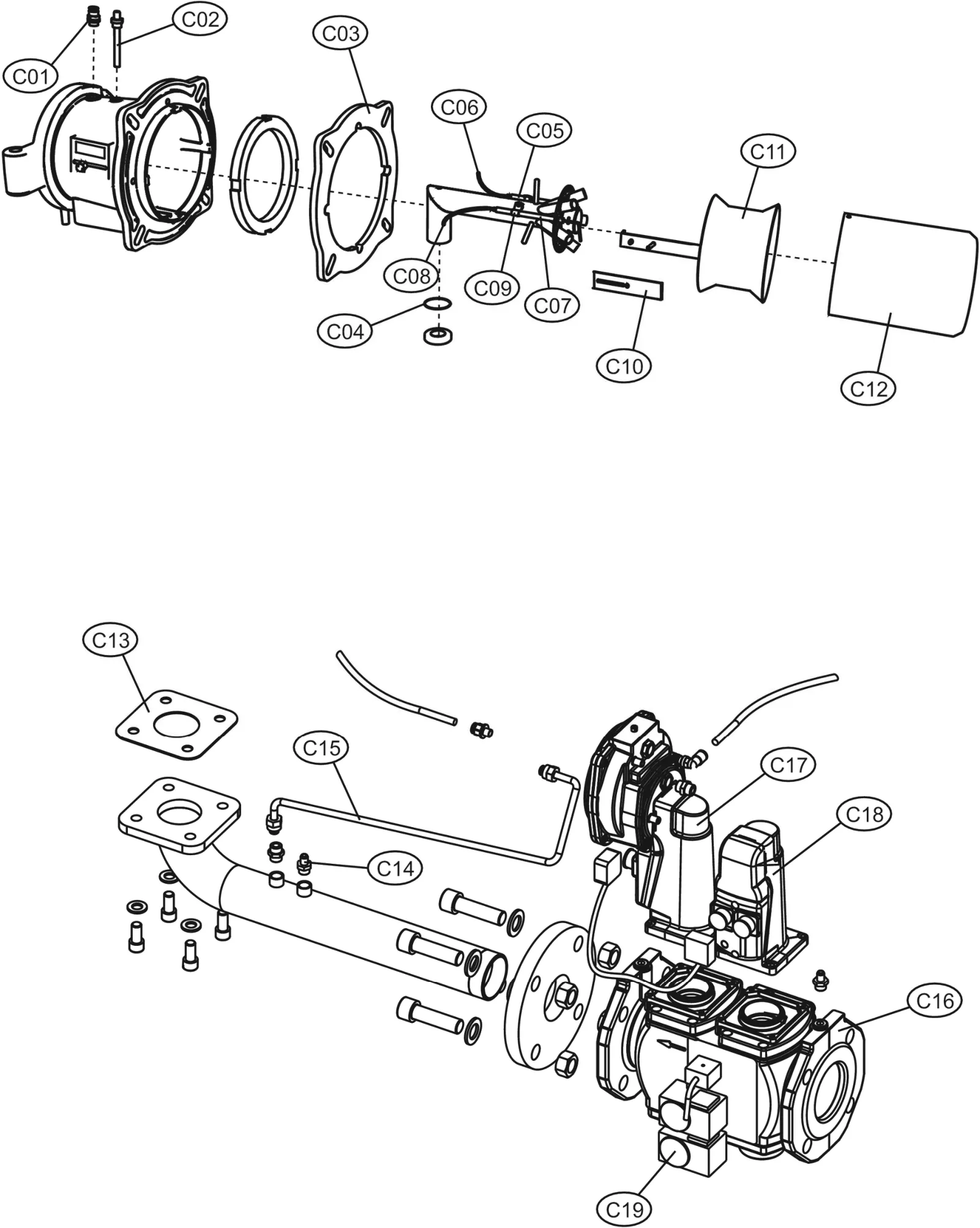 Деталировка Lamborghini LMB G 2000 (S DN 65), лист 3