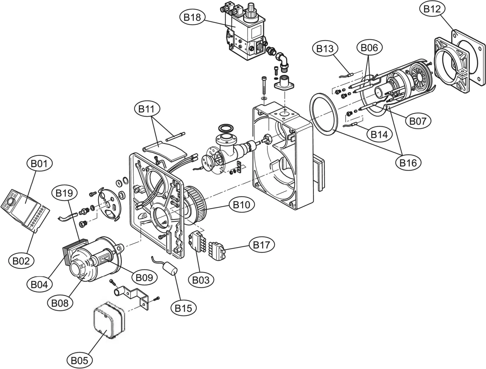 Деталировка Lamborghini EM 18/L-E .D6, лист 2