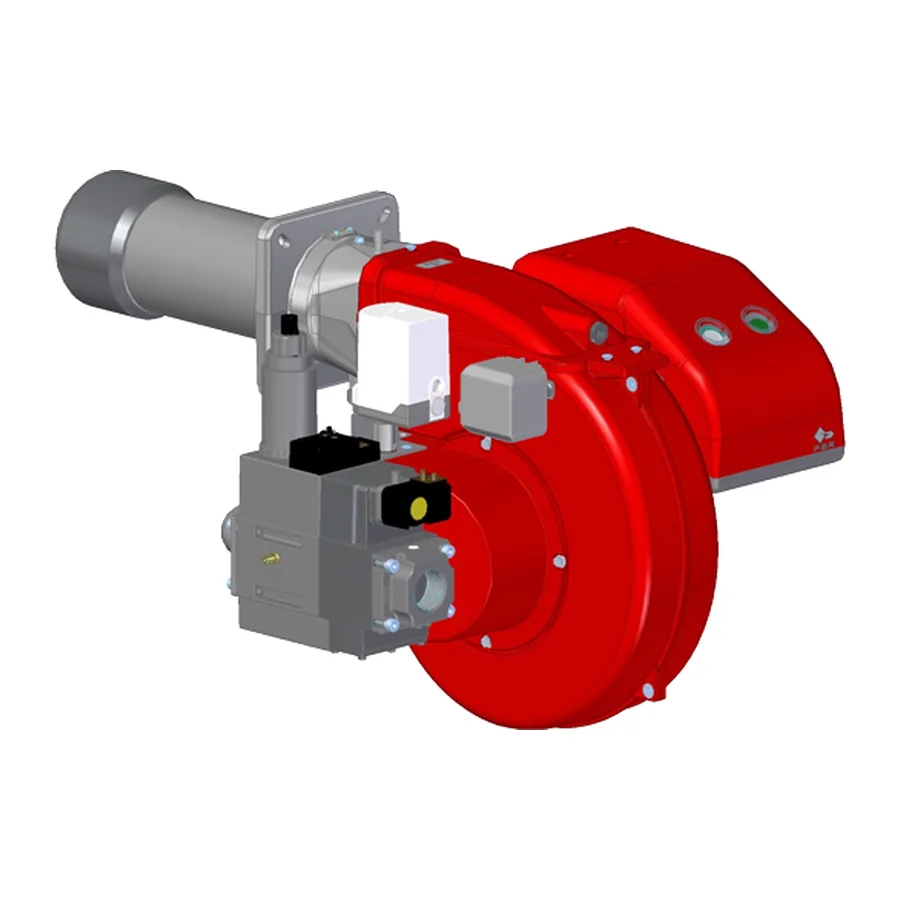 Газовая горелка Low NOx F.B.R. GAS XP 60/2 CE-LX TC EVO + R. CE D1" – S, 117–630 кВт