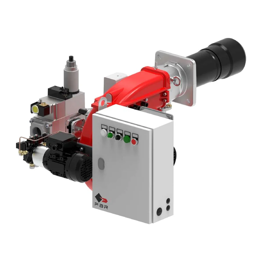 Горелка газ-дизель F.B.R. K 4/2 TL EVO2 + R. CE D2" – S, 116–523 кВт